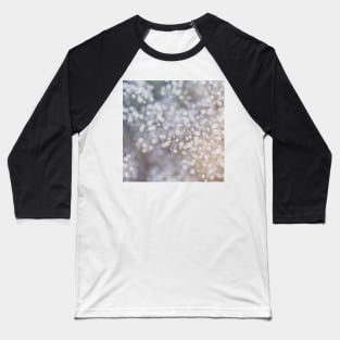 White Dandelion Flowers Baseball T-Shirt